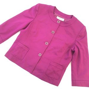 Tahari Arthur S Levine Purple Blazer Size 16 XL